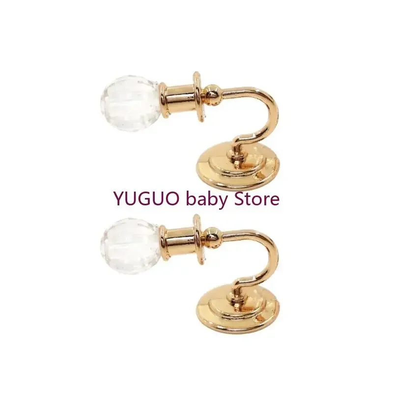 

Decorative 1 12 Scale Dollhouses Wall Lamps in Sturdy Metal and Acrylic Crystal for Enhancing Any Dollhouses Room 15UB