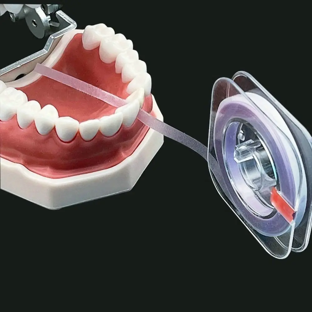 

Портативные полоски для полировки зубов 20/30/50 мкм, цветные рулонные полоски для межзубной шлифовки, многофункциональные