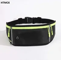 HTMCK Multifunctional Waterproof Waist Bag Portable Fanny Pack Outdoor Running Fitness Phone Belt Bag