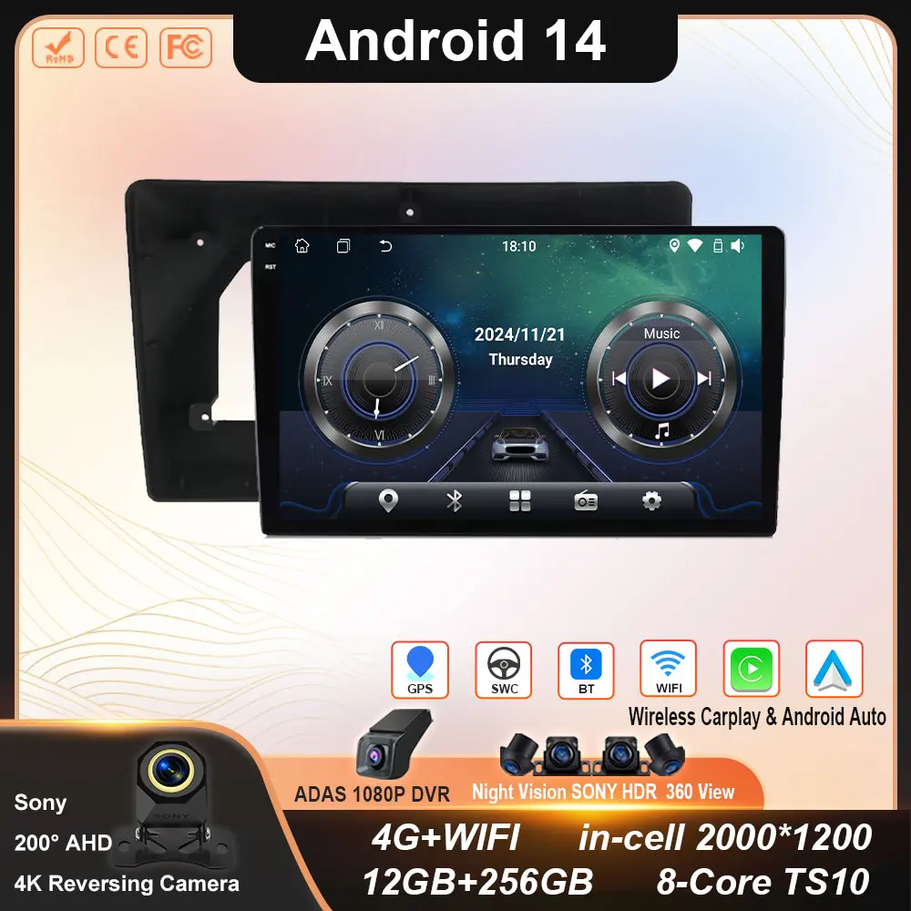 

For Citroen C5 2008 - 2017 Car Radio Android Automotive Multimidia Video Player GPS Navigation Carplay Touch Screen Auto Stereo