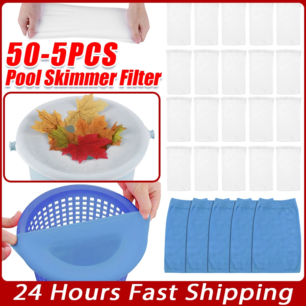 

5/10 Pack Pool Skimmer Socks Baskets Filters for Inground Above Ground Pool for Outdoor Filters Swimming Pond Accessories
