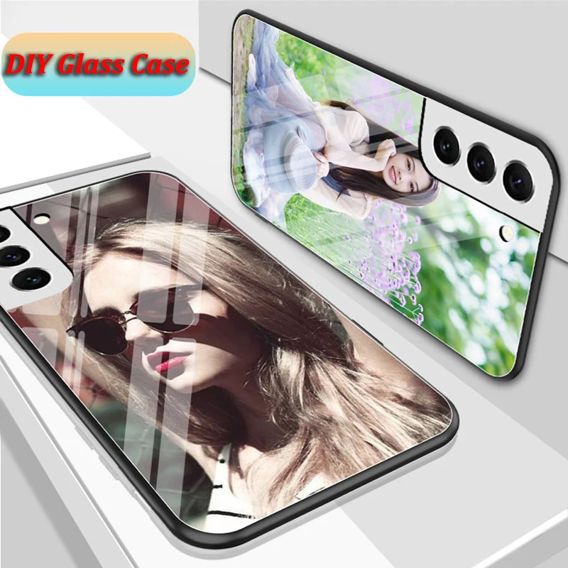 حافظة مخصصة لهاتف آيفون 16 16e 15 14 13 12 11 Pro Max Plus Pixel 10 9 Moto S25 غطاء لتقوم بها بنفسك صور من السيليكون الناعم الزجاج المقسى Funda