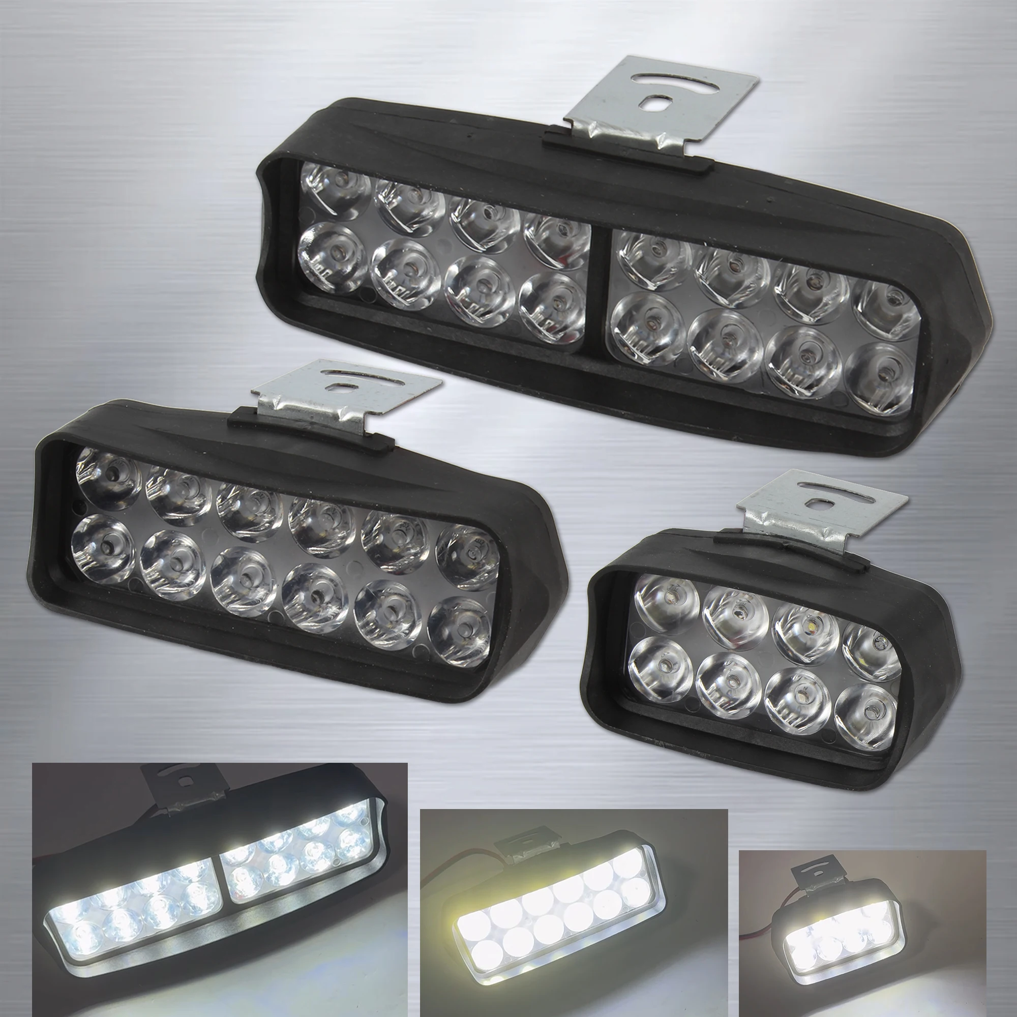 

Motorcycle Headlight 8 12 16 Beads LED High Brightness spotlight Front Light Universal For Pit Dirt Bike Motocross Accessories