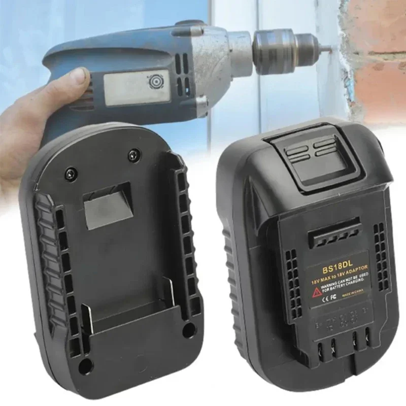 Adapter konwerter akumulatorów BS18DL do elektronarzędzi akumulatorowych DeWalt 18V/20V (MAX) litowo-jonowych, kompatybilny z akumulatorami litowo-jonowymi Bosch 18V — zdjęcie produktu 6