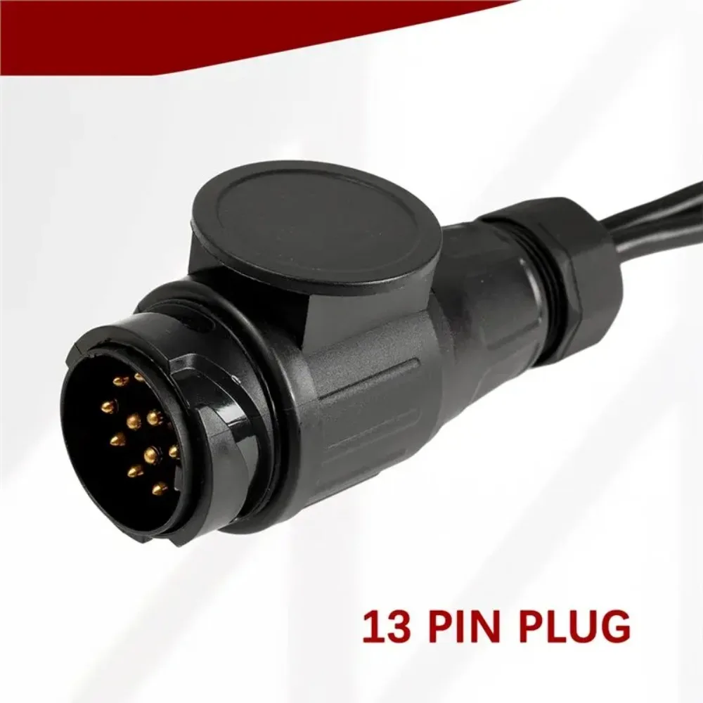 

Wear PartsFor Trailer Light Wiring Harness 5 Meters 13-Pin And 2X 5-Pin Plug Cable For Trailer Lighting Rear Lights Wear Parts