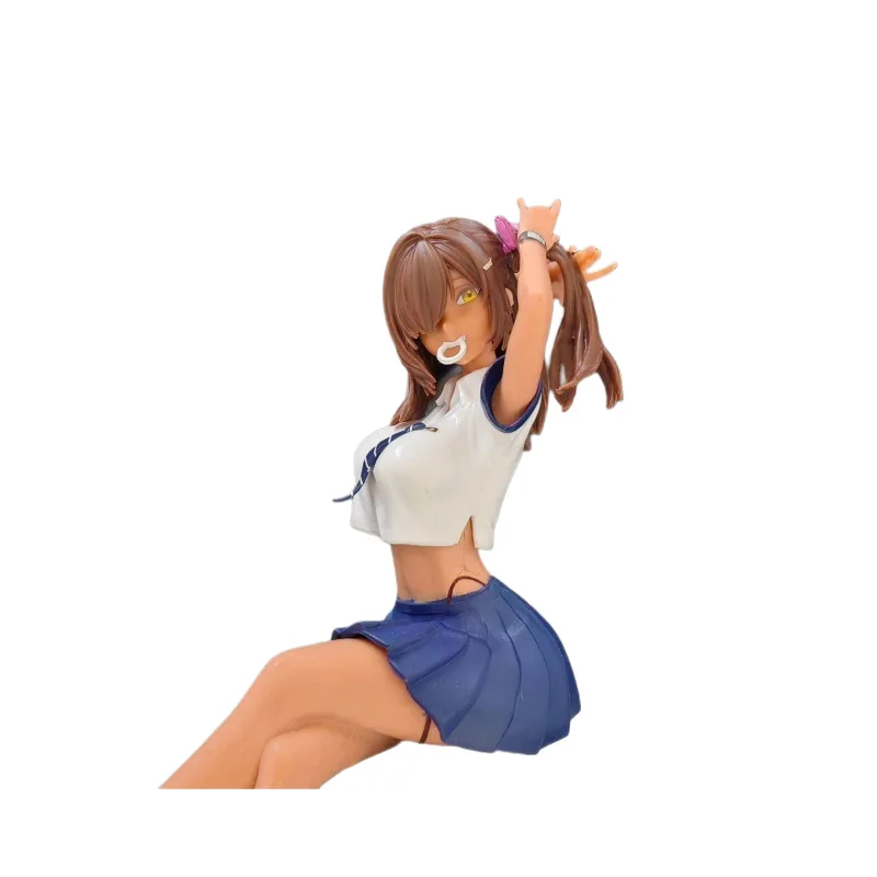 Anime-Mädchen Naga Harzfigur, Niedliches 2D-Schönheitsmodell, Exquisites Desktop-Ornament, Feine Sammlerdekoration & Geschenk für Anime-Fans