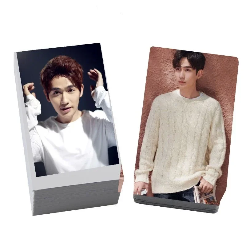 

100PC No Reapeat Zhu Yilong HD Poster Lomo Cards TV Gardian Shen Wei Drama Stills Photo Pictures Pai Li De Meal Bus Card Sticker