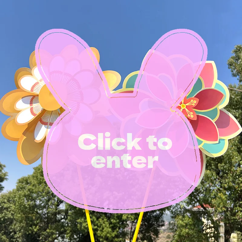 

Цельный кол, стоячий газон, вращающийся цветок, вертушка, двухслойная ветряная мельница в форме цветка, украшение для сада, реквизит для фотосессии