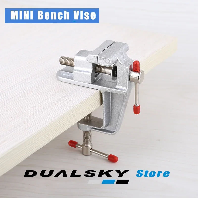 

Mini Bench Vice Aluminum Alloy Bench Vice Aircraft Model Fixed Wing Common Tools And Accessories
