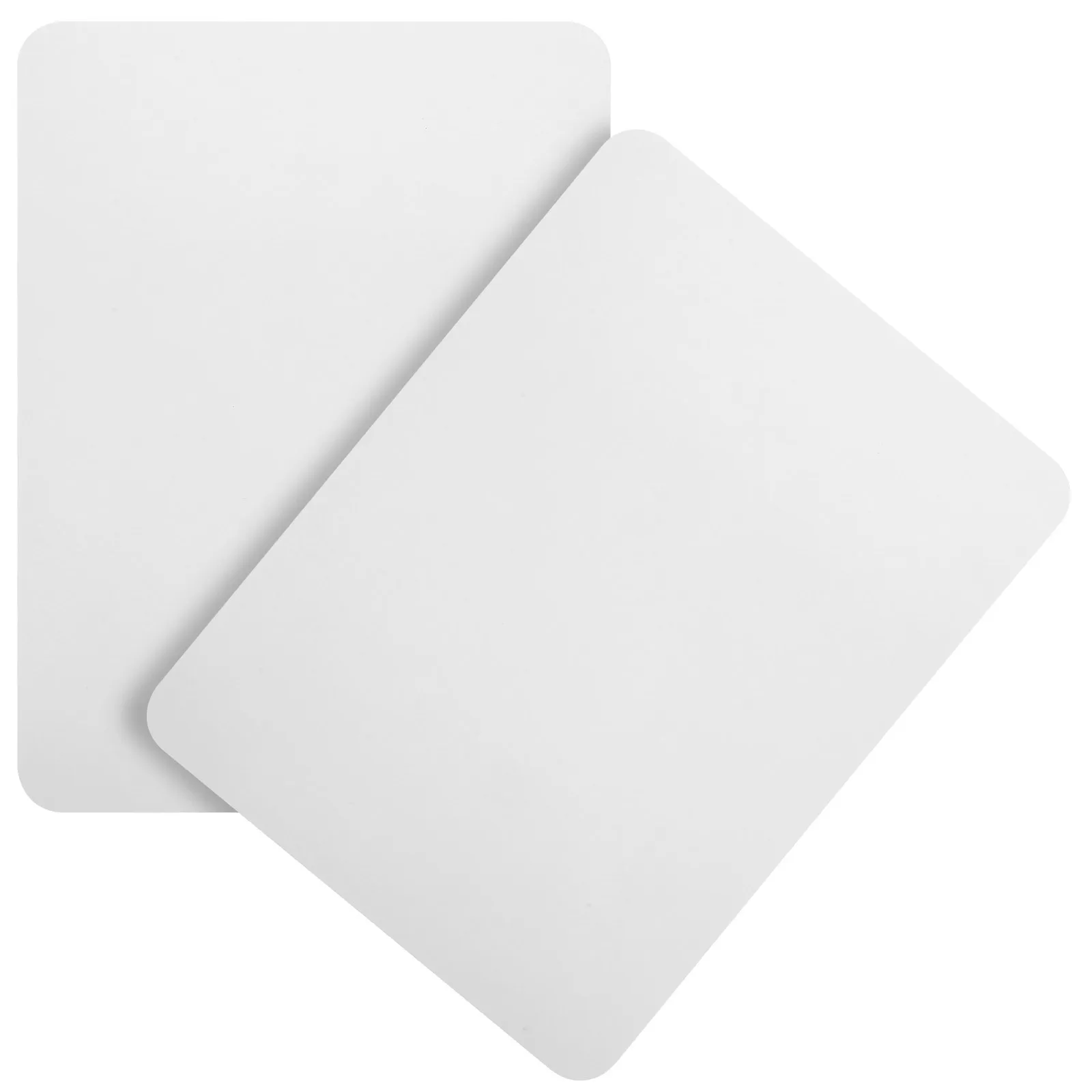 2 個両面ホワイトボードデスクトップメモボード再利用可能な書き込みホワイトボードオフィスホームプランニング用ホワイトボード