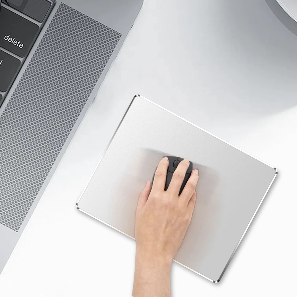 Muismat van aluminiumlegering Snelle en nauwkeurige bediening Muismat voor kantoor, thuis en gamen