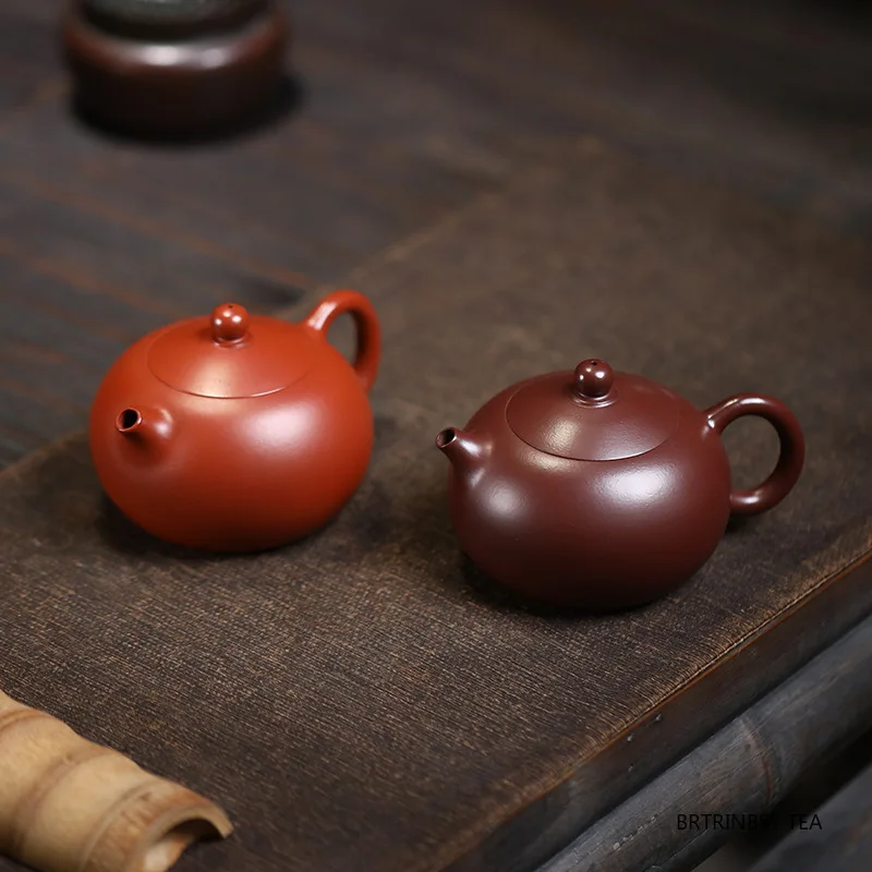 

Chinese Yixing Purple Clay Teapot Handmade Xishi Tea Pot Household Beauty Kettle Tea Set Raw Ore Zisha Teaware Accessories 200ml