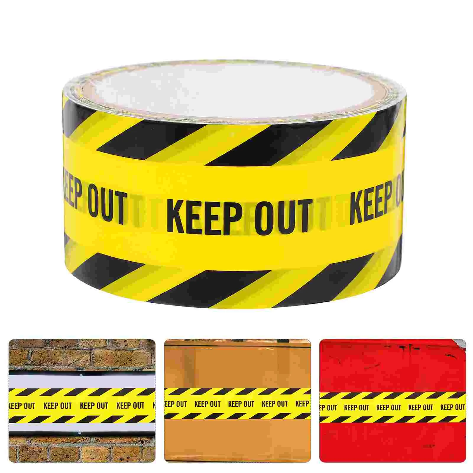 

Self Adhesive Sticker Safety Tape Stripes Duct Halloween Reflective Warning Masking