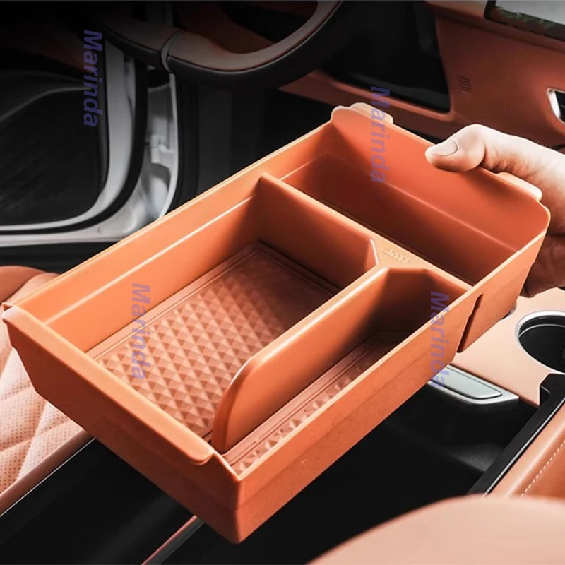 Car Central Console Storage Armrest Box for Changan Deepal S7 2023 Classify Expansion Stowing Interior Trim Accessories