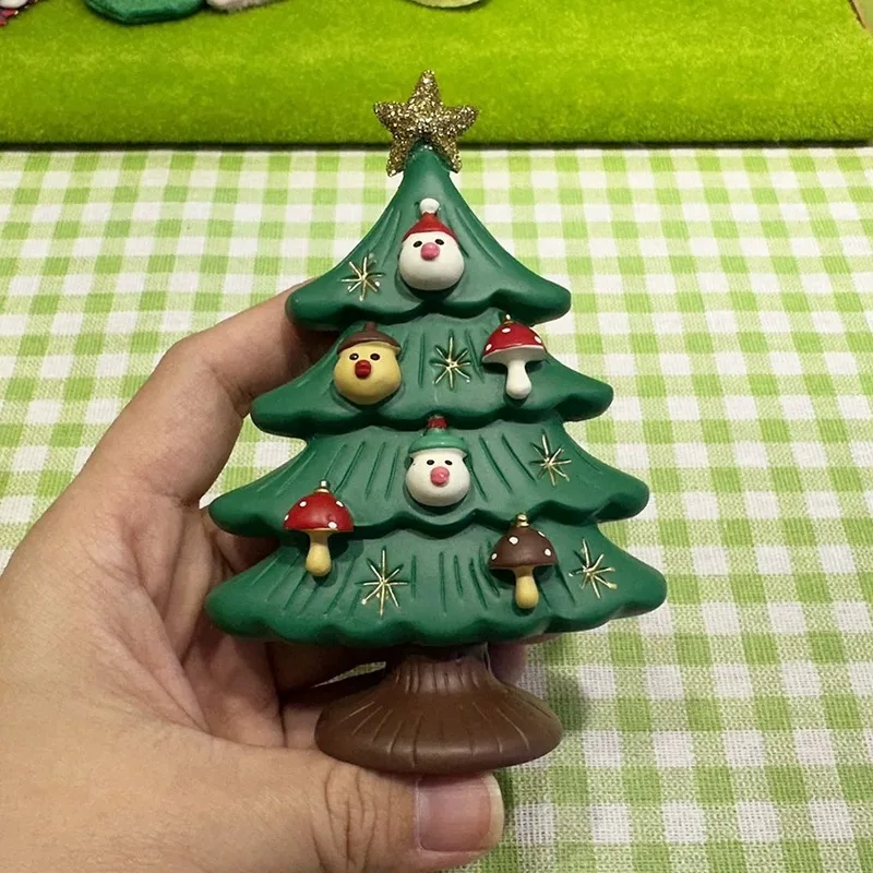 Sylvanian Families Diy Christmas Decoration Mushroom Forest Fashion Decoration Miniature Resin Home Simulation Accessories Gifts