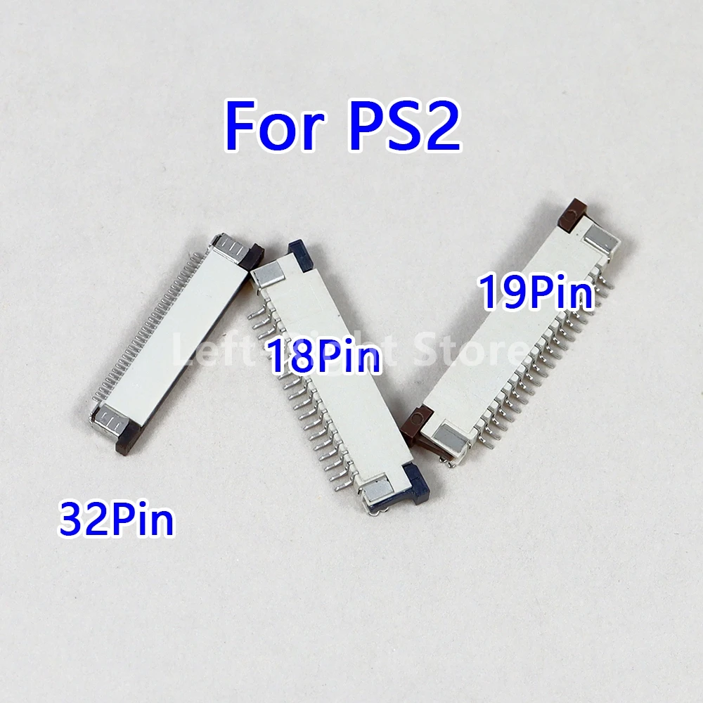 50PCS For Sony PS2 18Pin 19Pin 32Pin Key Film Socket Flex Ribbon Flex cable Connect Port Conductive Film Socket Connector