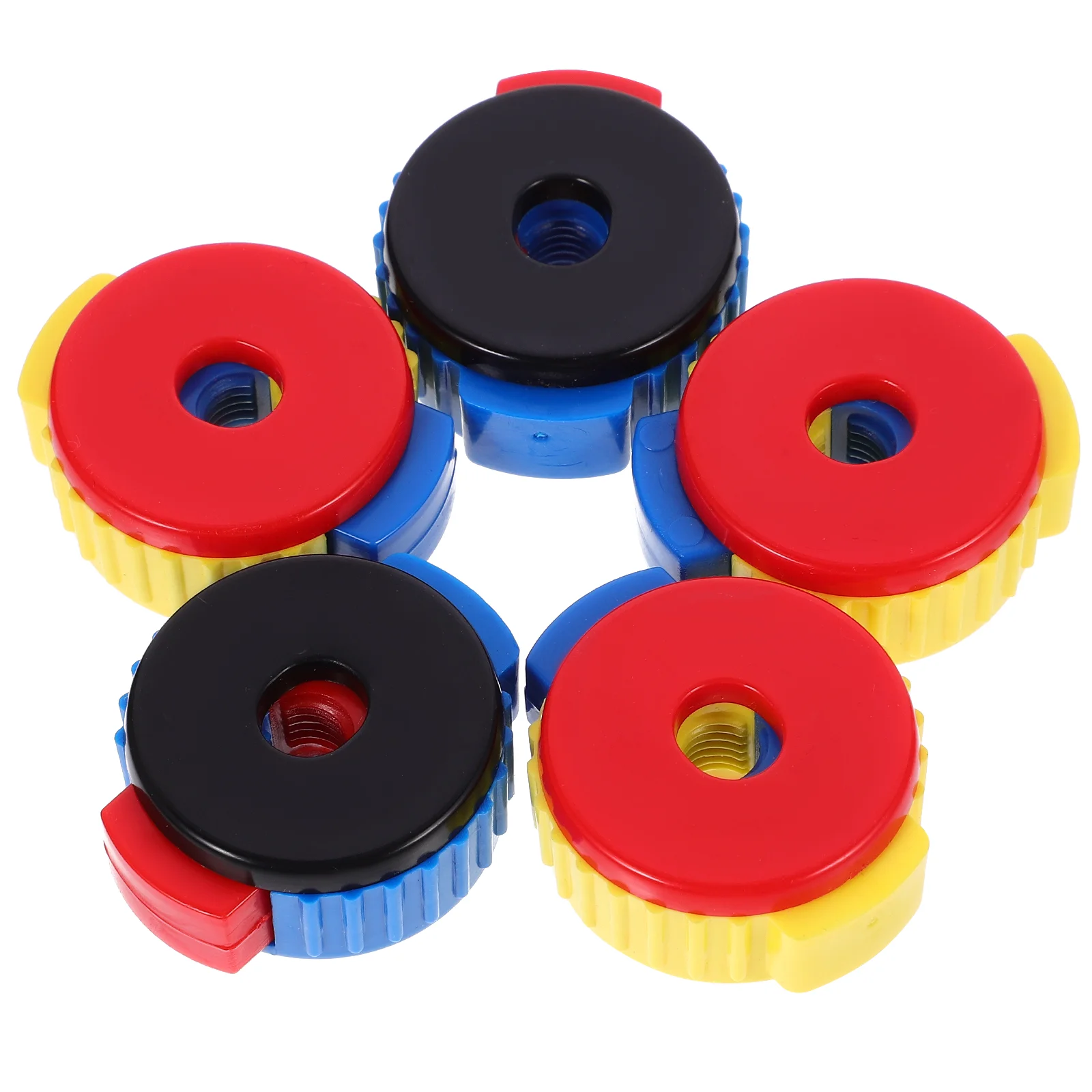 5 Pcs Cymbal Nut Durable Drum Parts Accessories Replacement Kits to Disassemble Quick Loading Nuts Fixing ABS Quick-set