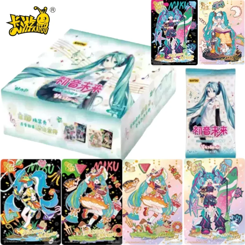 

KAYOU Genuine Hatsune Miku Card Charm Pack Shining Superstar Collection Card Issue 2th Anime Peripheral Toy Holiday Gift