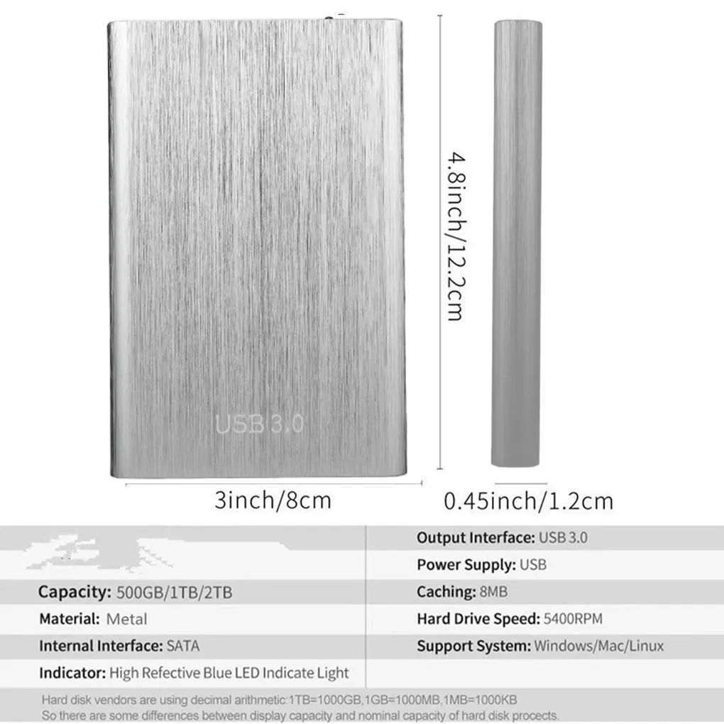 Metal Strong Compatibility Hard Drive Expansion Container For Easy File Transfer Storage
