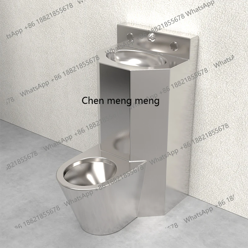 

One-piece toilet 304 stainless steel wall-mounted toilet wall-mounted toilet customization