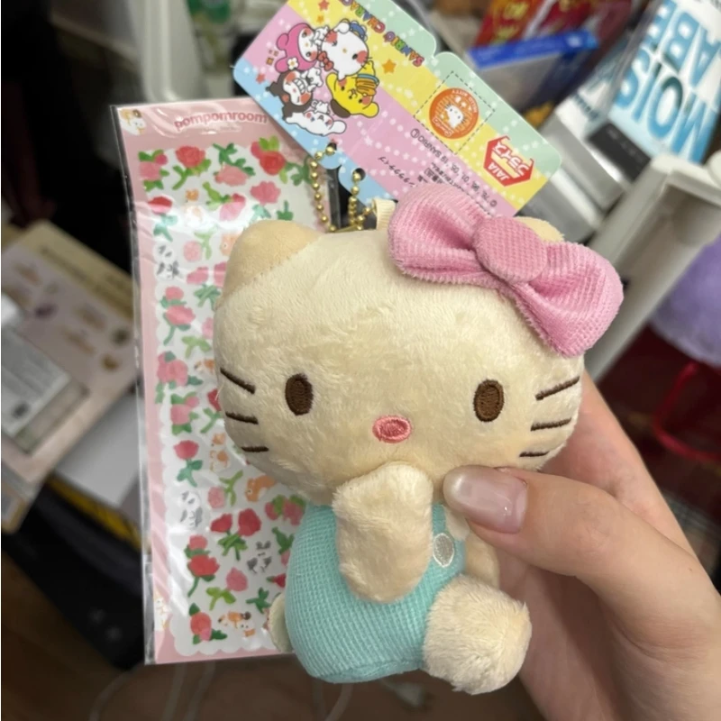 Kawaii Kt Gatto Peluche Ciondolo Seduta Laterale Kt Gatto Peluche Carino Zainetto Appeso Decorazione Zaino Regalo Simpatico Peluche