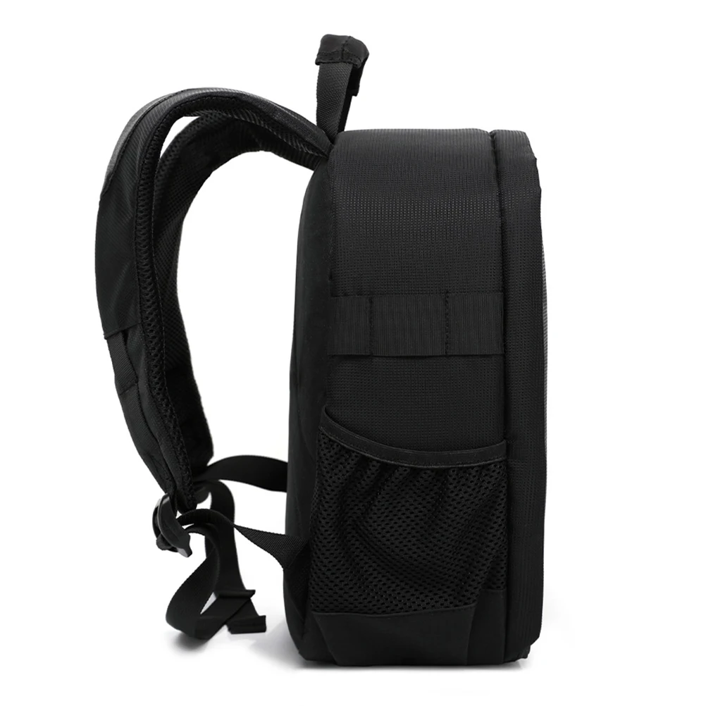 

Water Resistant Camera Bag Backpack Nylon DSLR Shockproof Laptop Compartment Soft Handle Shoulder Straps Accessory Pockets