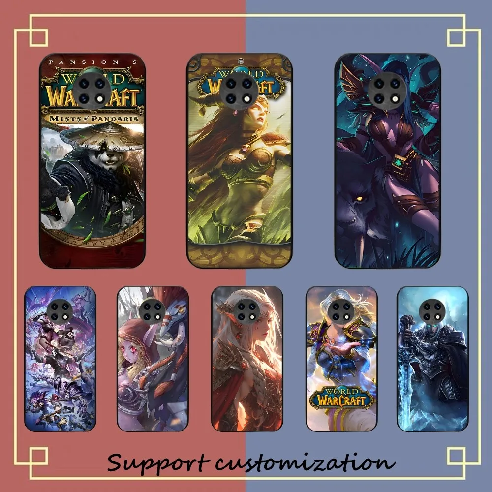 

W-World Of W-Warcraft Mousepad For Redmi 5 6 7 8 9 10 plus pro 6 7 8 9 A GO K20 K30 K40 pro plus F3 Fundas