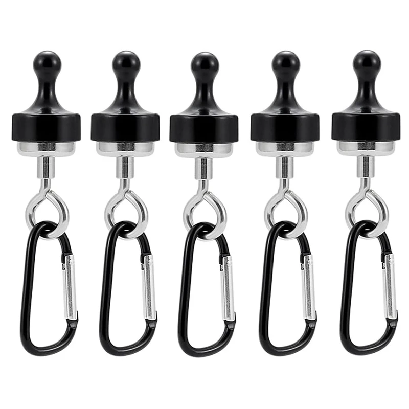 Camping Magnetic Hooks,Magnet Clip Hanger With Carabiner,Tent Canopy Magnetic Hooks, Suitable Camping Hiking Traveling