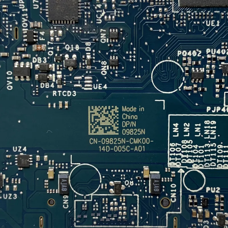 

CN-09825N 09825N 9825N For DELL 9520 Mainboard With SRK1F I7-1185G7 CPU GDA55 LA-K441P Laptop Motherboard 100% Full Working Well