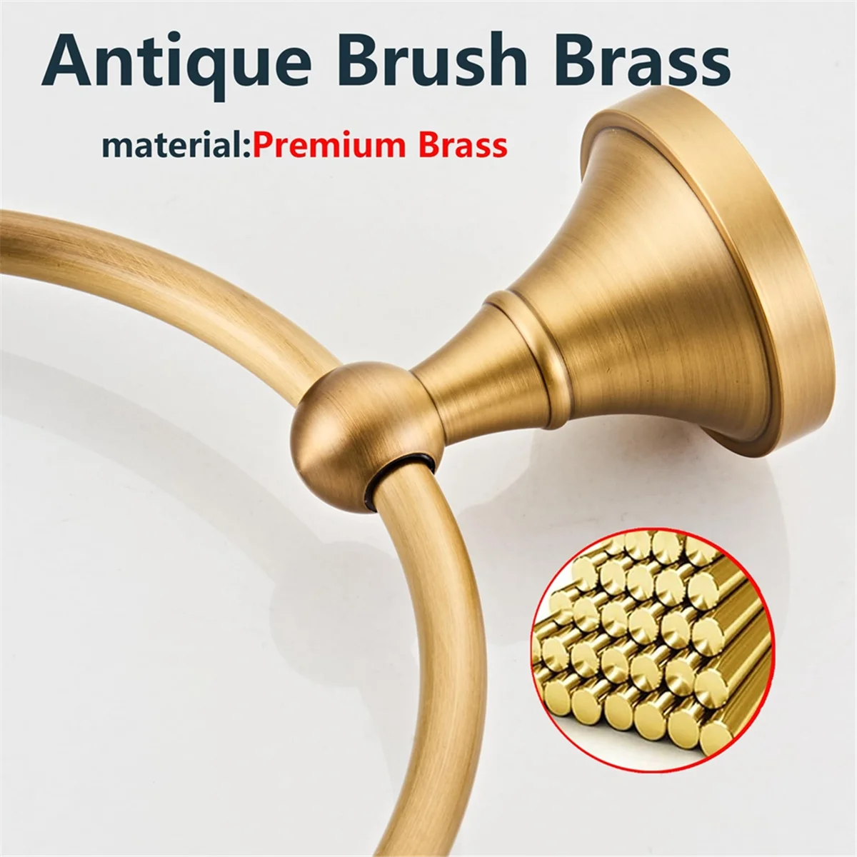 

ABNJ Antique Toilet Paper Holder Towel Ring 1Set, Hand Towel Holder Roll Paper Hanger Bathroom Hardware Wall Mounted