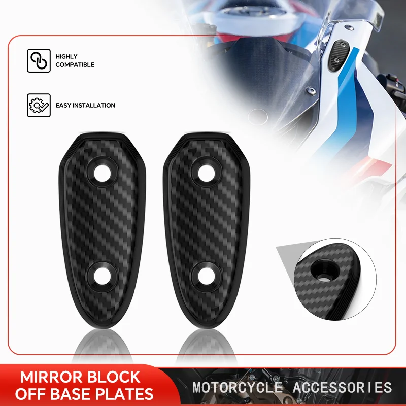 

NEW Carbon Fiber Mirror Cover For S1000RR 2020-2026 M1000RR 2023-2026 Motorcycle Accessories Windscreen Driven Mirror Cap