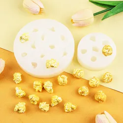 3D Popcorn Silicone Sugarcraft Mold for Cake Cupcake Decor Candy Polymer Clay Resin Mold  Popcorn Silicone Candle molds