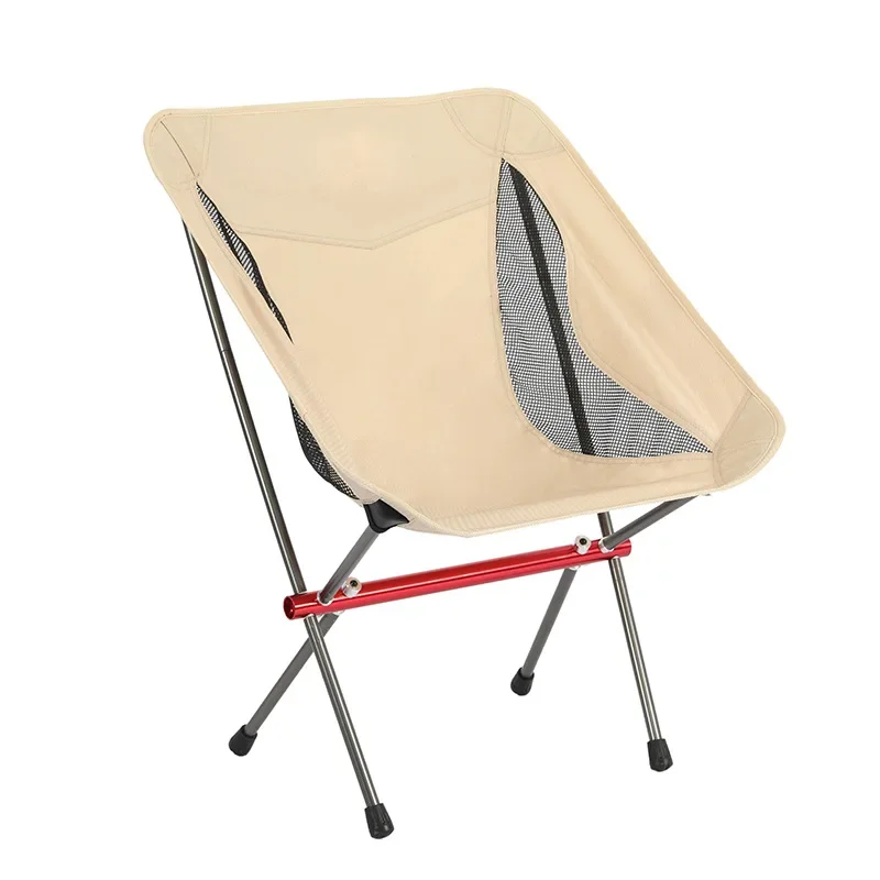 Modern Design Portable Folding Chair Oxford Fabric for Home Leisure Camping Beach Fishing Picnics Workshops Parks Outdoor Use