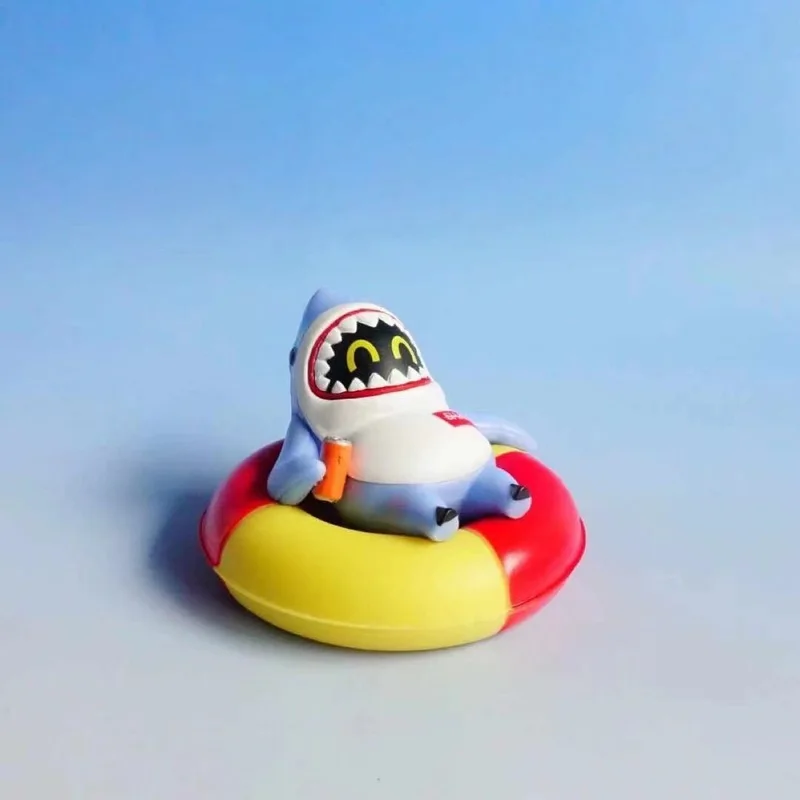 

Игра Zenless Zone Zero Kawaii Bangboo Lie On The Swimming Ring Фигурка Кукла Подарки Для Детей Забавная Фигурка Bangboo Кукла Игрушки