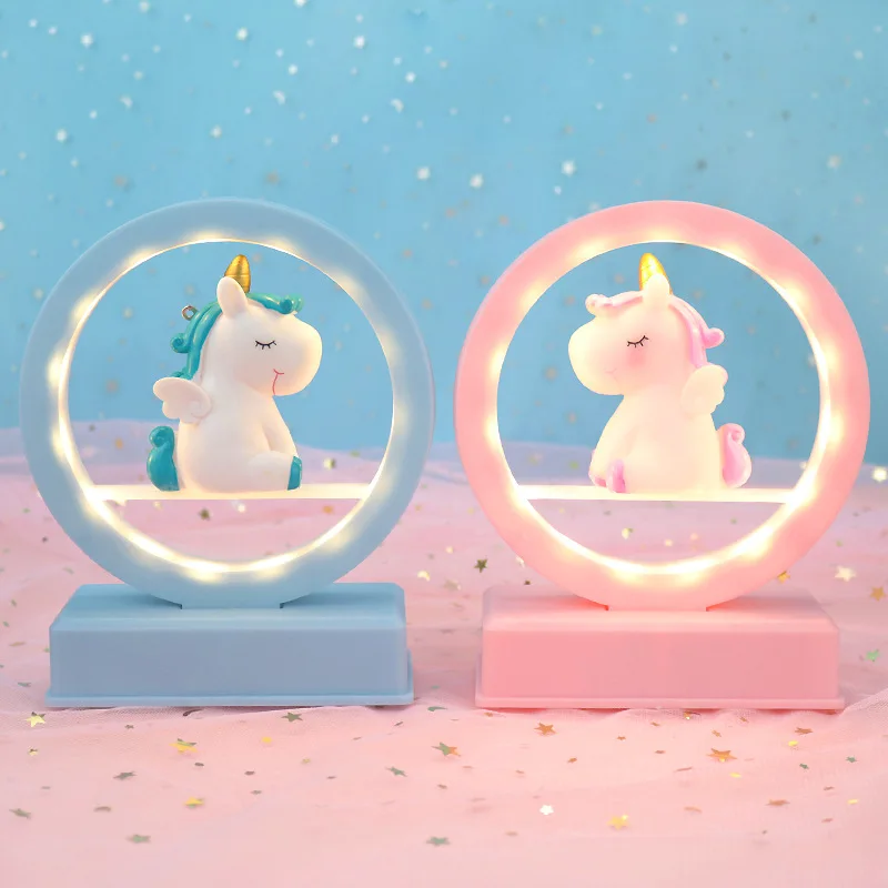 Luz de noche LED, caja de música, lámpara de noche de mesa de unicornio de música multifunción con batería, luces para niñas, regalo de cumpleaños y Navidad