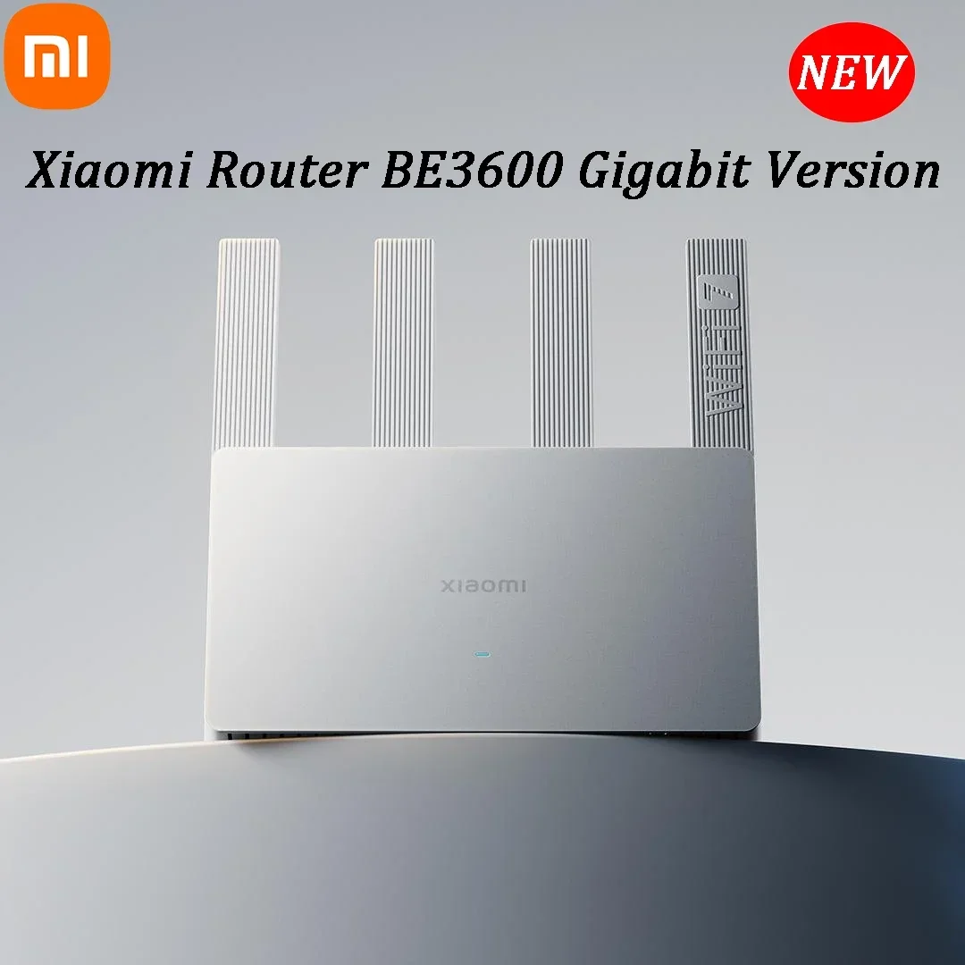 

Xiaomi BE3600 Гигабитная версия Маршрутизатор WiFi7 Mesh MLO Двухдиапазонный конец Ethernet-порту Ретранслятор VPN Сеть Игровое ускорение CN