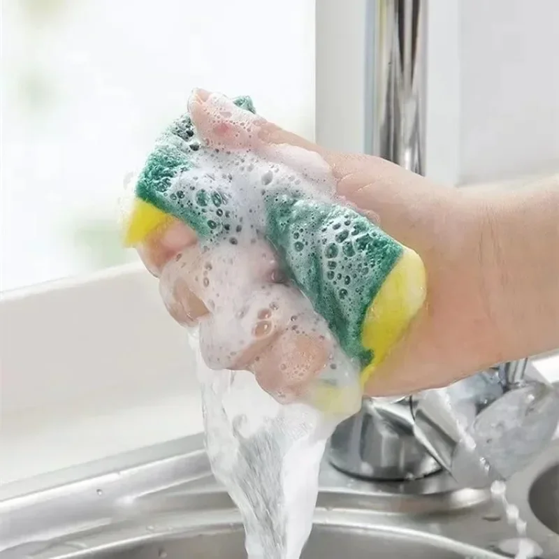 Magic Decontamination Cleaning Sponge Highly Absorbent Pot Dish Rust Removal Stain Brush Washing Sponges Kitchen Cleaning Tools