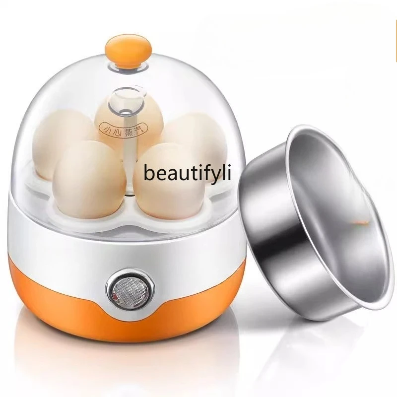 

Egg cooker Egg steamer Single layer, household automatic power-off breakfast artifact Stainless steel