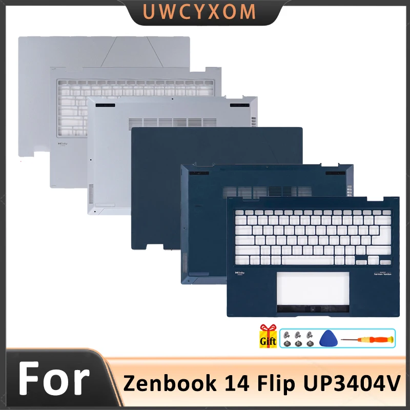 

For Zenbook14 FIip UP3404V UP3404 New Laptop Top/Back Bezel/Frame Upper/Palmrest Bottom Case/Cover/Shell