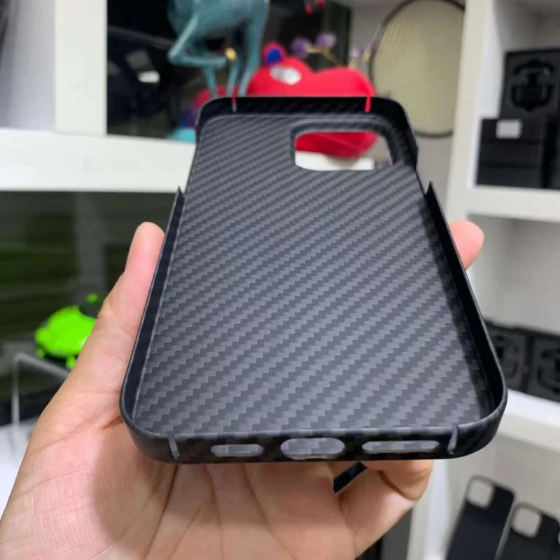 For IPhone14/14Pro /14Pro Max Case Carbon Fiber with Magnetic Suction Wireless Charging for IPhone14Plus 14Pro Max Business Case