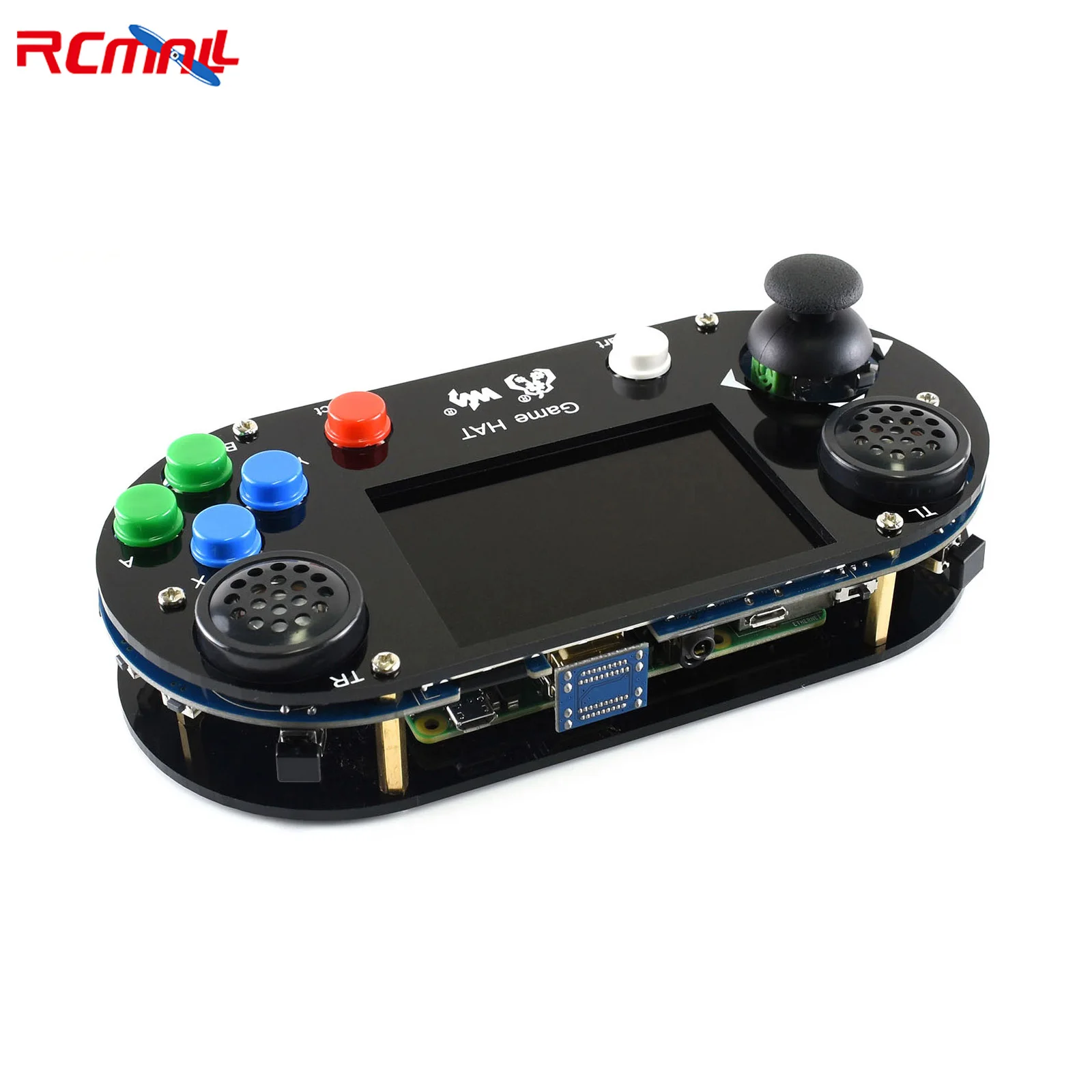 Waveshare Game HAT Compatible with Raspberry Pi 4B/A+/B+/2B/3B/3B+/Zero W/Zero WH 3.5inch IPS Screen with Speaker Earphone Jack