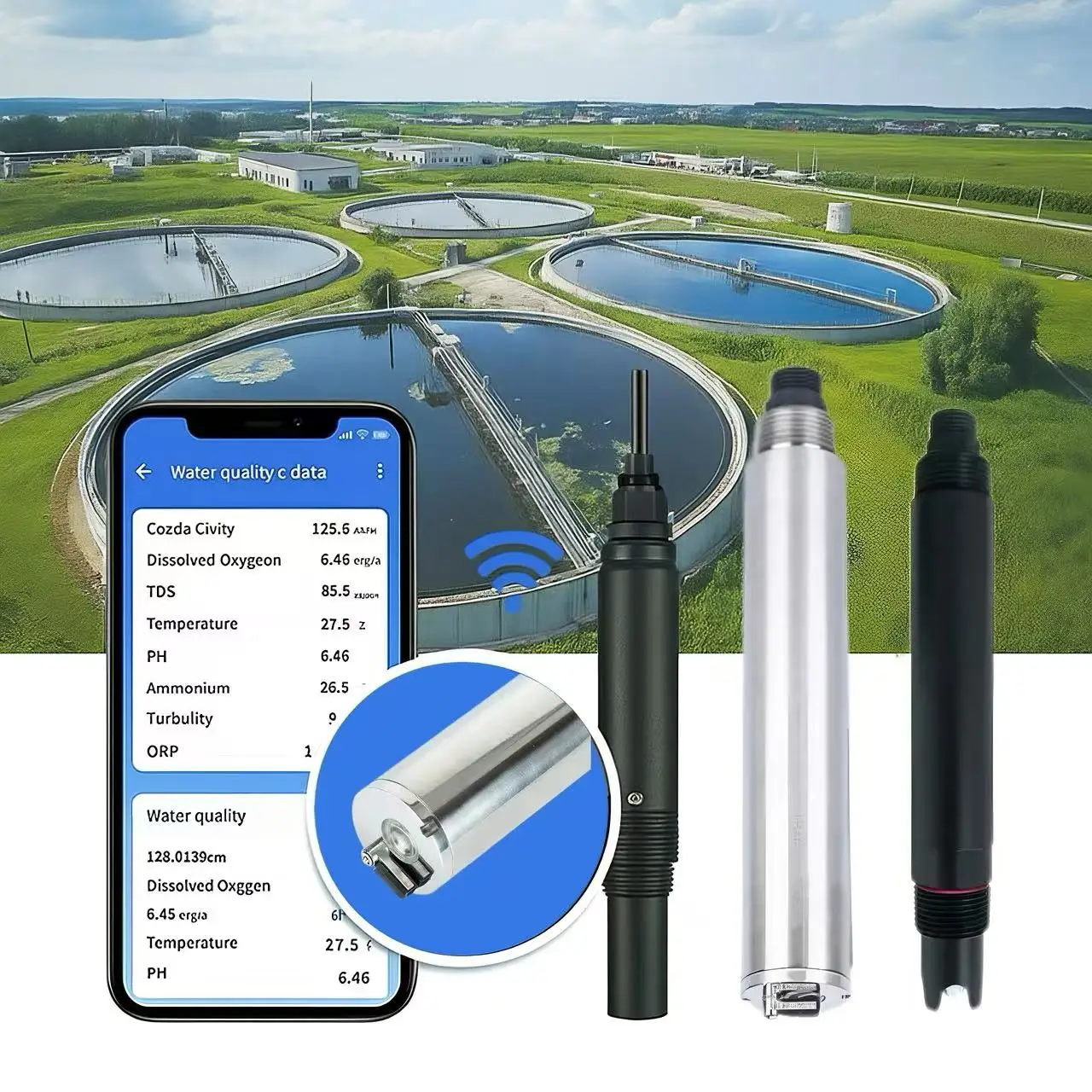 

2026 Industrial Turbidity Sensor for Wastewater Treatment MLSS Inline Measurement Probe for River Water Monitoring Process Contr