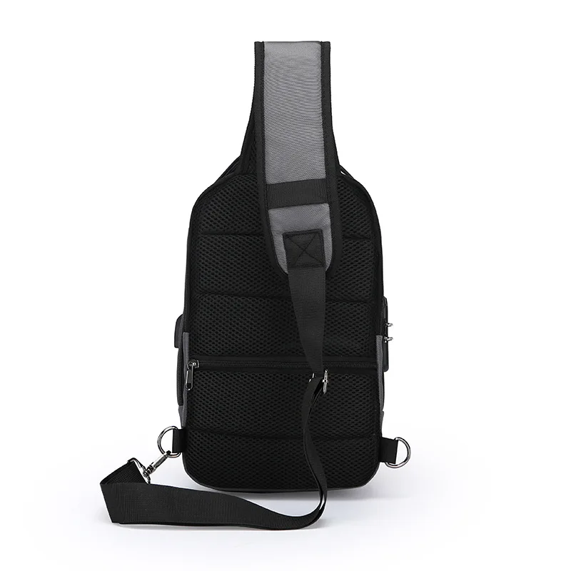 New Single-shoulder Simple Chest Bag, Multi-functional Crossbody Bag, Casual Waterproof Password Lock Anti-theft Small Backpack