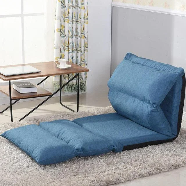 For creative sackcloth lazy sofa Stylish folding Washable mini sofa bed backrest chair window lounge chairs