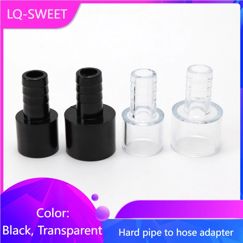 

Акриловый прозрачный фитинг для шланга Pagoda, черный жесткий переходник для шланга