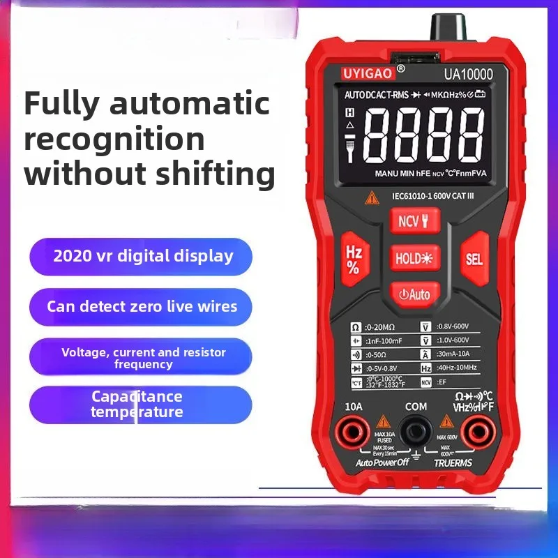 

Highprecision Multimeter Intelligent Anti-burn Automatic Digital Household Electrician Maintenance Meter Power Display Backlight