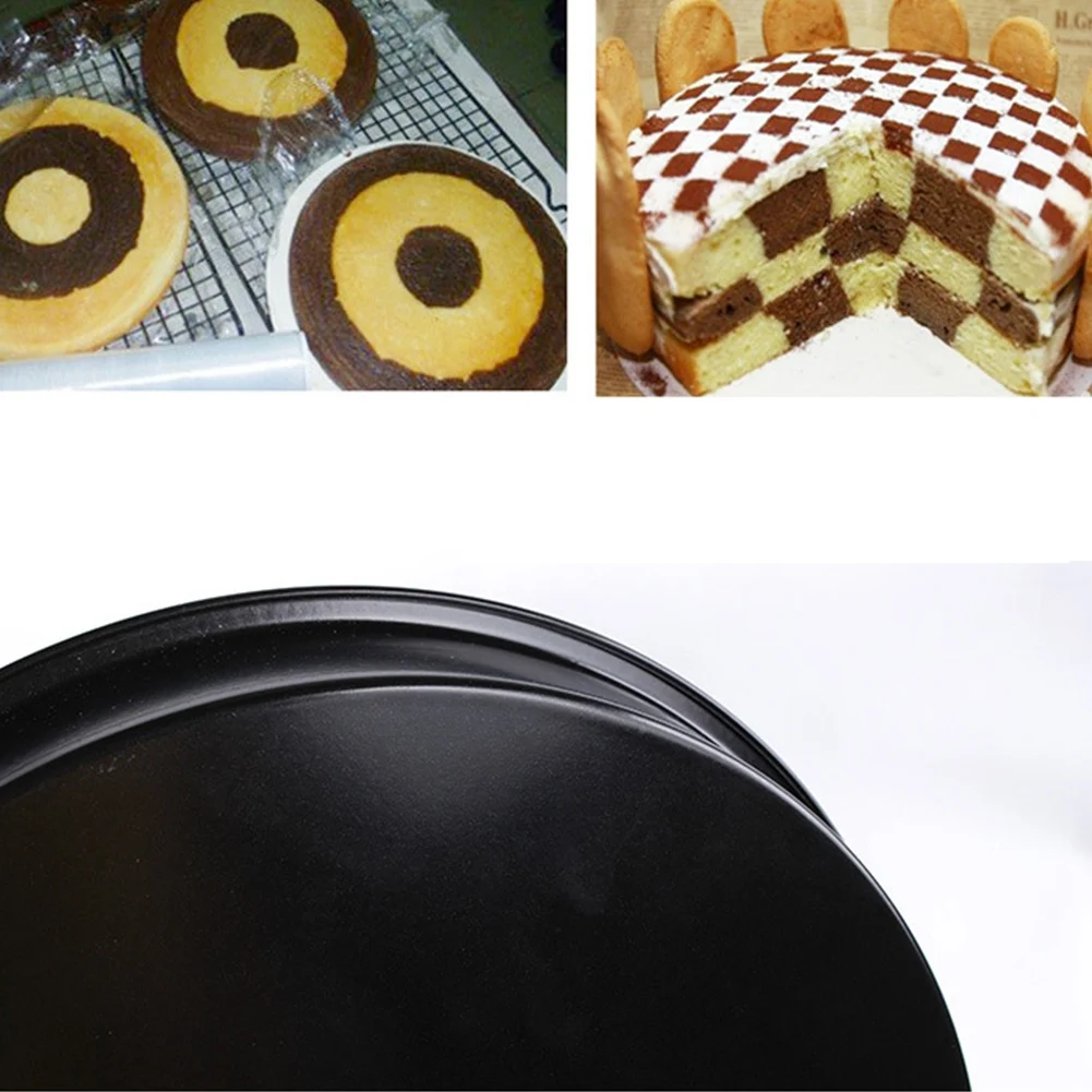 

ABZS Checkerboard Cake Mold Non-Stick Baking Pan Tin Divider Set DIY Bakeware Pizza Pan Cake Moulds Kitchen Moulds
