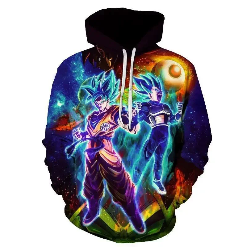 Anime Dragon Ball Z Sweatshirt 4-14 Years Kids Hoodies Anime Clothes Goku Hoodie Boys Girls Sweatshirt Child Tracksuit Clothing