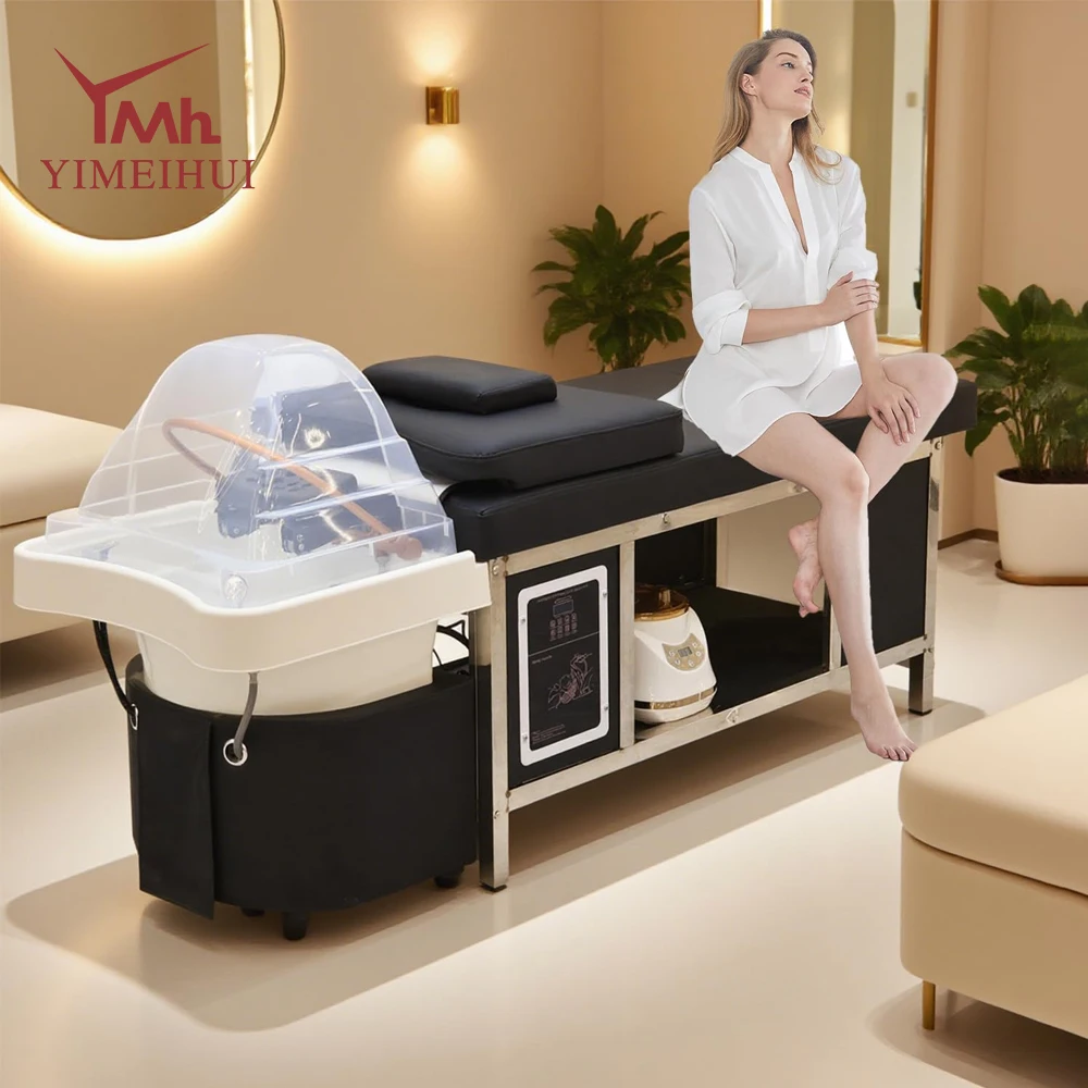 Multifunction Head Spa Thai Massage Shampoo Bed Hair Beauty Salon Shampoo Bed