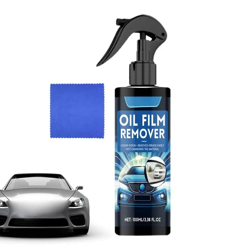 

100ml Auto Glass Oil Film Removal Agent For Crystal Clear Windows Glass Film Remover Car Detailing Cleaner For Oil Film Removal